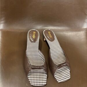 Rouje Brown Women's Slide Sandals